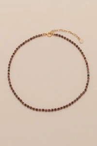 Colar Choker Ibiza Mini Zircônia Banho Ouro 18K
