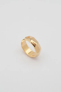 Brinco Piercing Fake Geométrico Pé Banho Ouro 18K