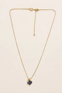 Colar Peixinho Zircônia Banho Ouro 18K