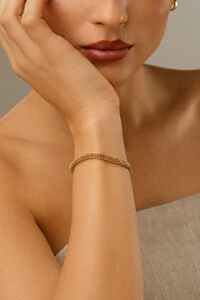 Pulseira Malha Dourada