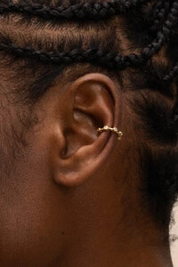 Piercing Fake Zircônias Pé Banho Ouro 18K