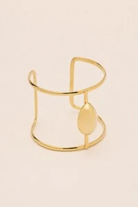 Pulseira Bracelete Semente Dourada