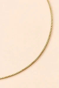 Colar Veneziana 45 cm Banho Ouro 18K