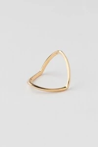 Anel Slim Liso Banho Ouro 18K