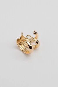 Piercing Fake Dourado Ibiza Pé 3 Voltas