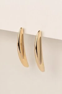 Brinco Dourado Bold Navete