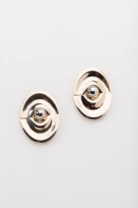 Brinco Dourado Placa Orgânica