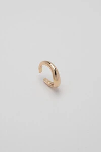 Anel Onda Banho Ouro 18K