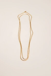 Colar/Pulseira Dourada Canutilhos