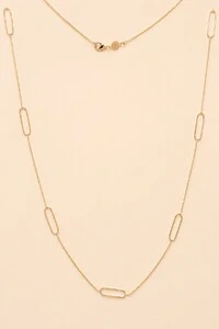 Colar Dourado Elos Slim