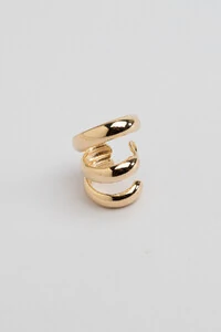 Piercing Fake Dourado Ibiza Pé 3 Voltas