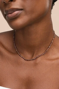 Colar Choker Ibiza Mini Zircônia Banho Ouro 18K