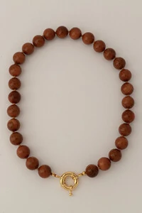 Colar Goldstone Banho Ouro 18K