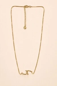 Colar Entrelaçado Banho de Ouro 18k
