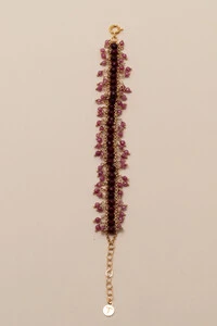 Pulseira Centopeia Fiori Banho Ouro 18K