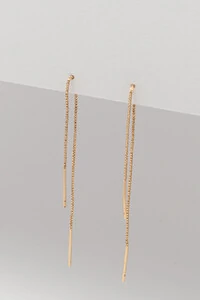 Brinco Palito Veneziana Banho Ouro 18K