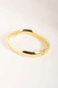 Pulseira Bracelete Largo Banho Ouro 18k
