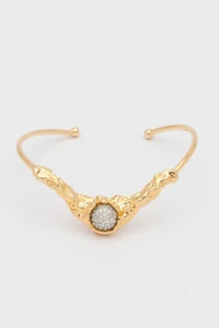 Pulseira Bracelete Lava Zircônia Cristal