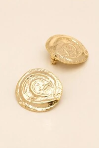 Brinco Dourado Placa Orgânica