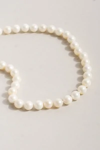 Colar Pérola Shell Curto Banho Ouro 18k