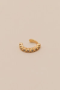 Piercing Fake Micro Zircônia Pé Banho Ouro 18K