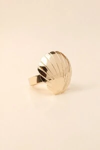 Anel Dourado Concha