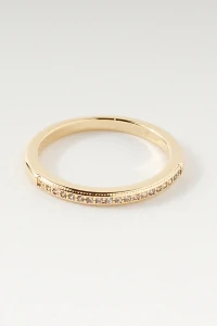 Anel Aparador Zircônia Banho Ouro 18K