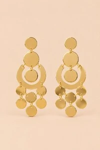 Brinco Dourado Cascata