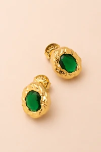 Brinco Dourado Amazonas Verde Esmeralda