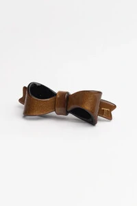 Presilha Laço P Dourado com Preto