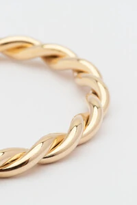 Pulseira Dourada Trançada