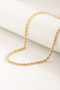 Colar Cordão Baiano Banho Ouro 18K