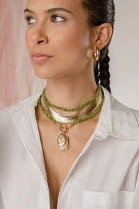 Brinco Argola Lisa Banho Ouro 18k