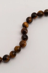 Pulseira Eva Olho de Tigre Banho Ouro 18K