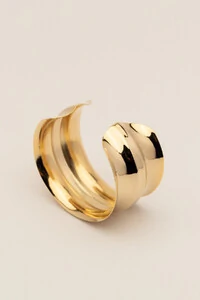 Pulseira Bracelete Largo Dourado