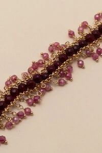 Pulseira Centopeia Fiori Banho Ouro 18K