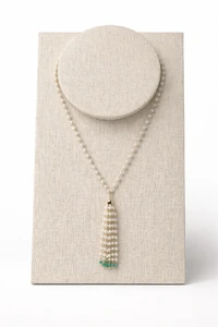 Colar Dourado Mini Pérolas