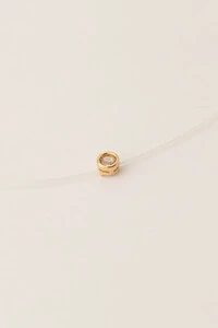 Colar Choker Nylon Ponto de Luz