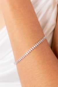 Pulseira Navete Cristal Diamond