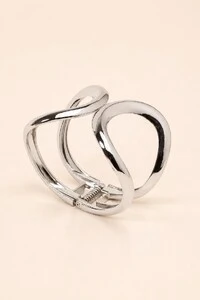 Pulseira Larga Bracelete Infinito Vazado