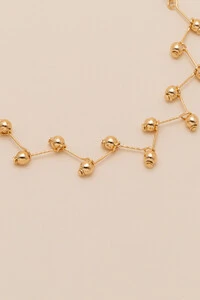 Pulseira Dourada Biarritz Zig Zag Bubbles Baby
