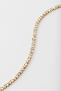Pulseira Riviera Zircônia Dourada