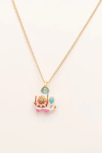 Pingente Elefante Esmaltado