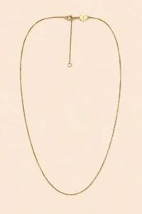 Colar Veneziana 45 cm Banho Ouro 18K