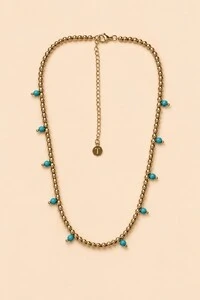 Colar Choker Esferas Dourada