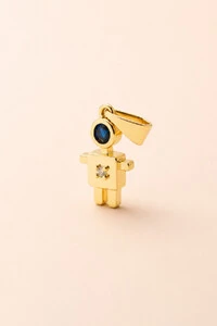 Pingente Filho Zircônia Banho Ouro 18K