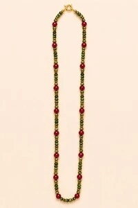 Colar Longo Veronica Banho Ouro 18K