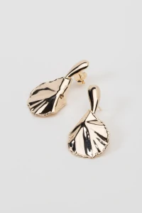 Brinco Dourado Dobraduras