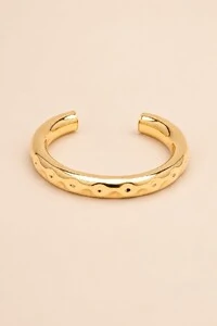 Pulseira Dourada Martelada