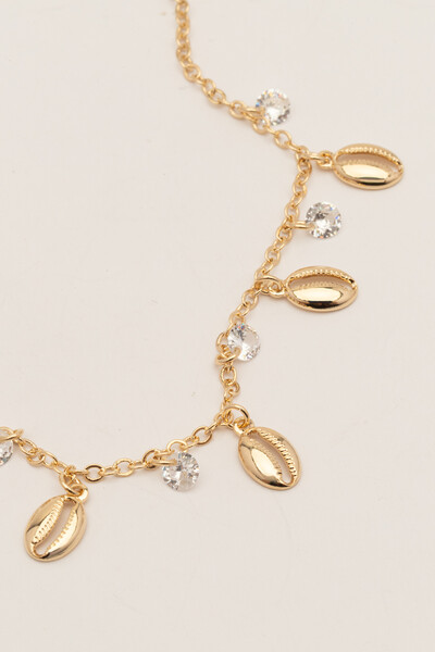 FotoTornozeleira Búzios Banho Ouro 18K